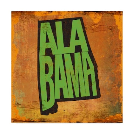 Art Licensing Studio 'Alabama' Canvas Art,35x35